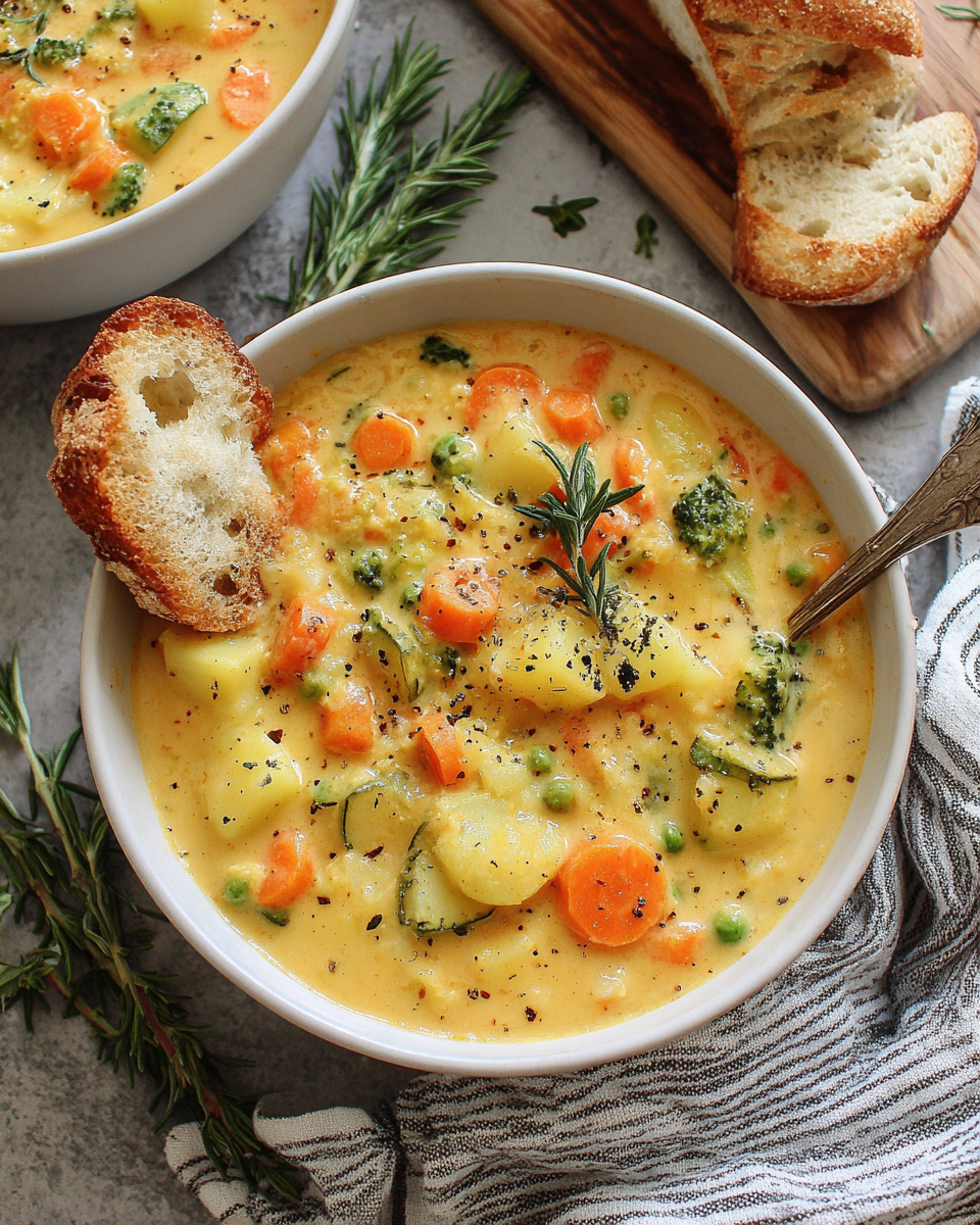 Best One-Pot Creamy Vegetable Soup Recipe (Easy, Step-by-Step)