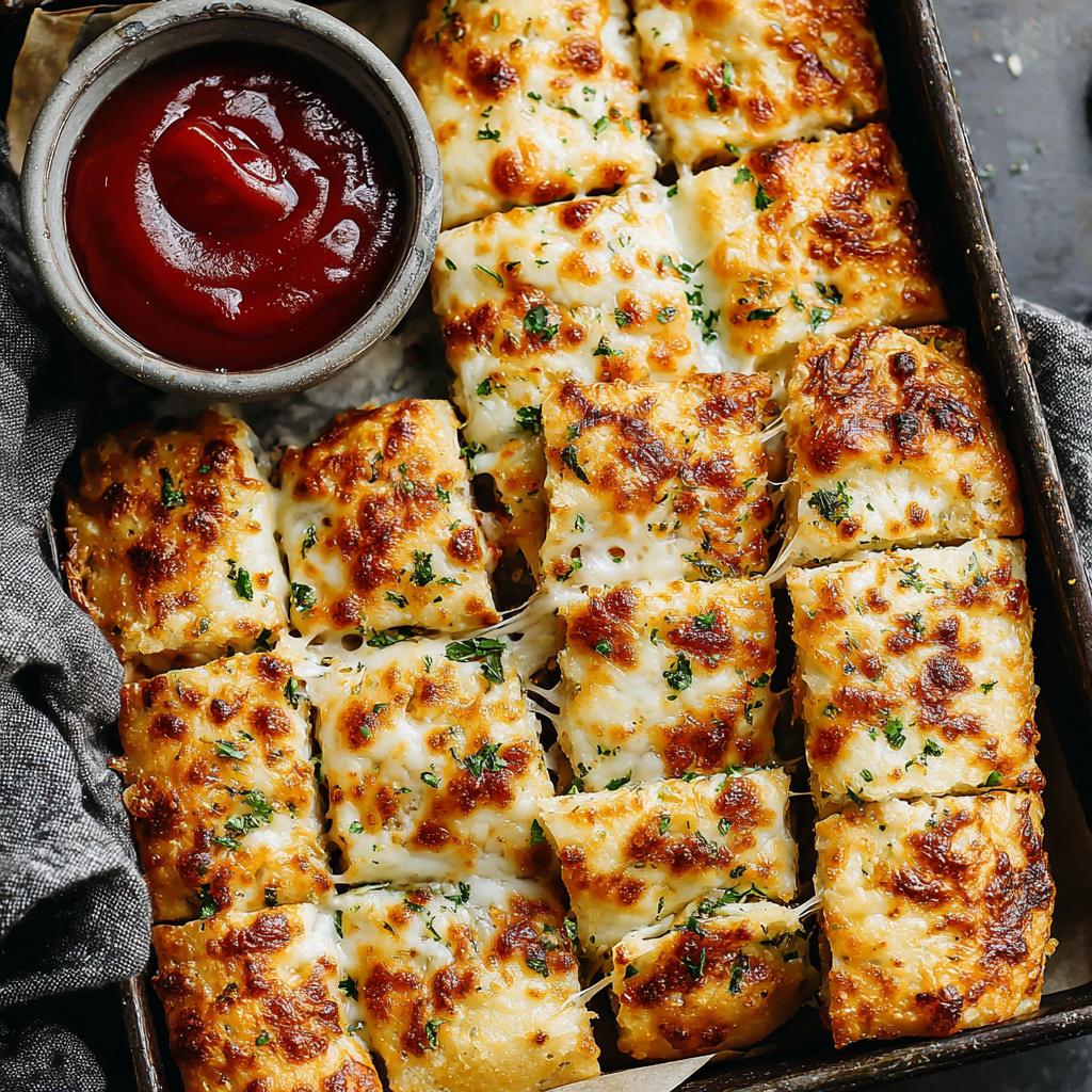 Cheesy Garlic Breadsticks to Make at Home