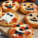 Halloween Mini Pizzas recipe