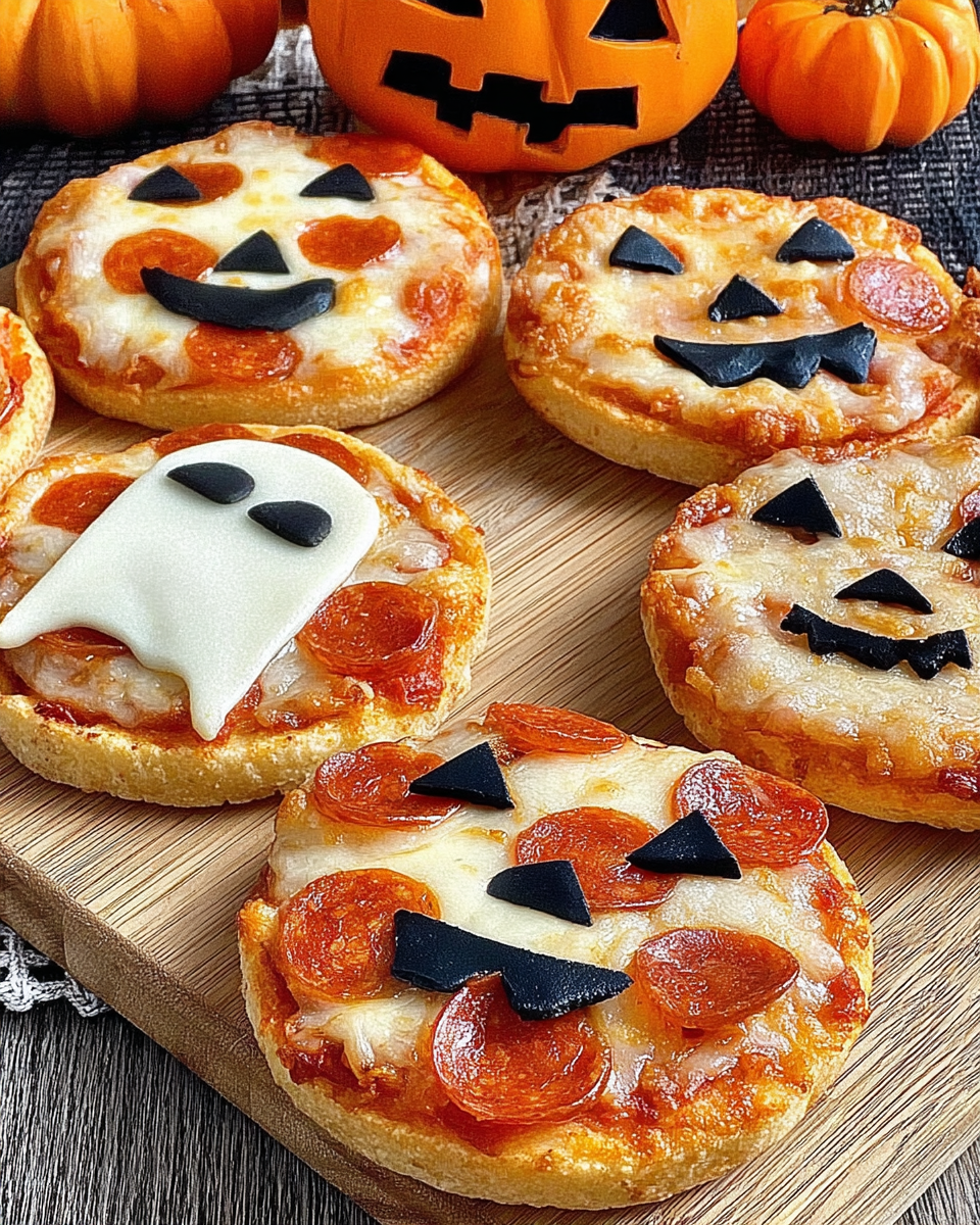 Halloween Mini Pizzas — Comfort in Every Bite