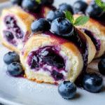 Blueberry Cheesecake Rolls recipe
