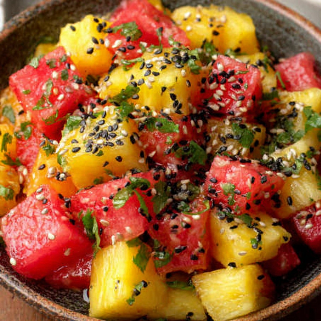 Refreshingly Delicious Melon and Pineapple Salad