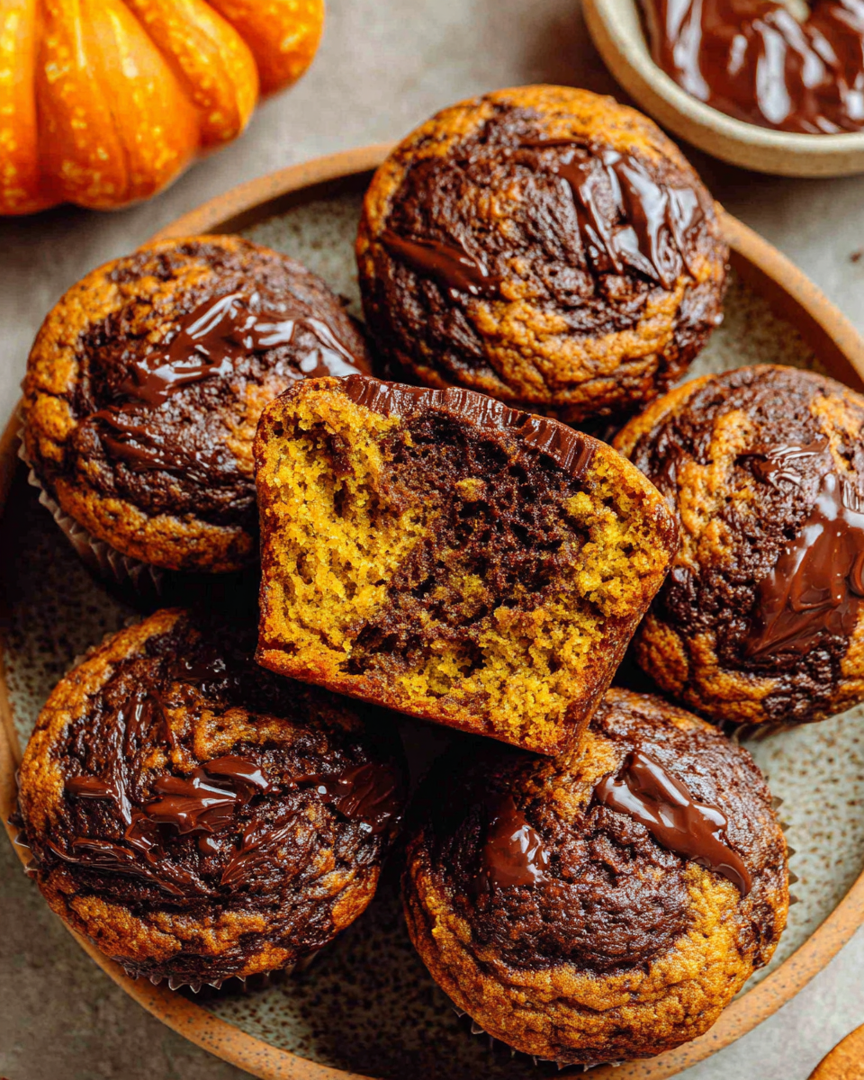 Chocolate Pumpkin Muffins – Moist, Rich & Irresistible