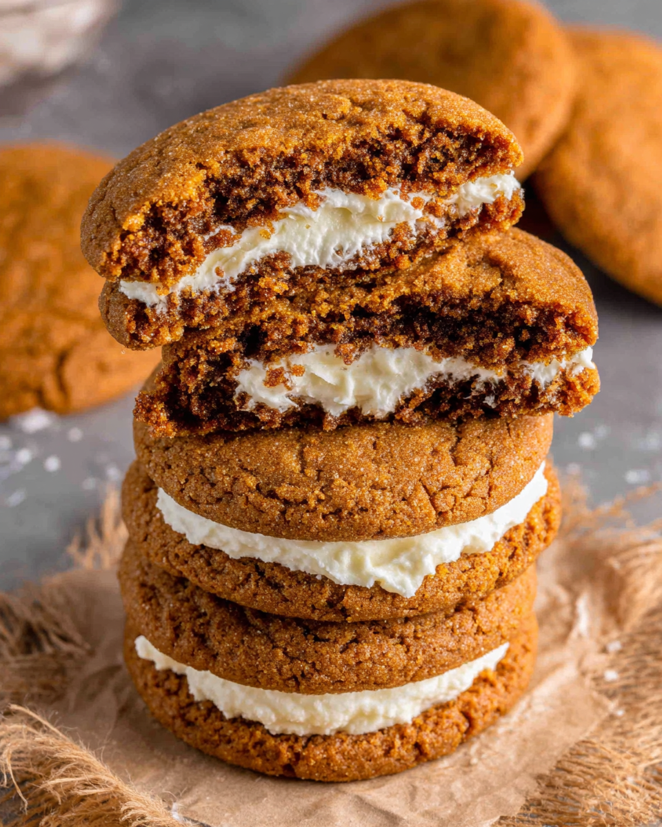Cozy Gingerbread Cheesecake Cookies Recipe for Winter Magic
