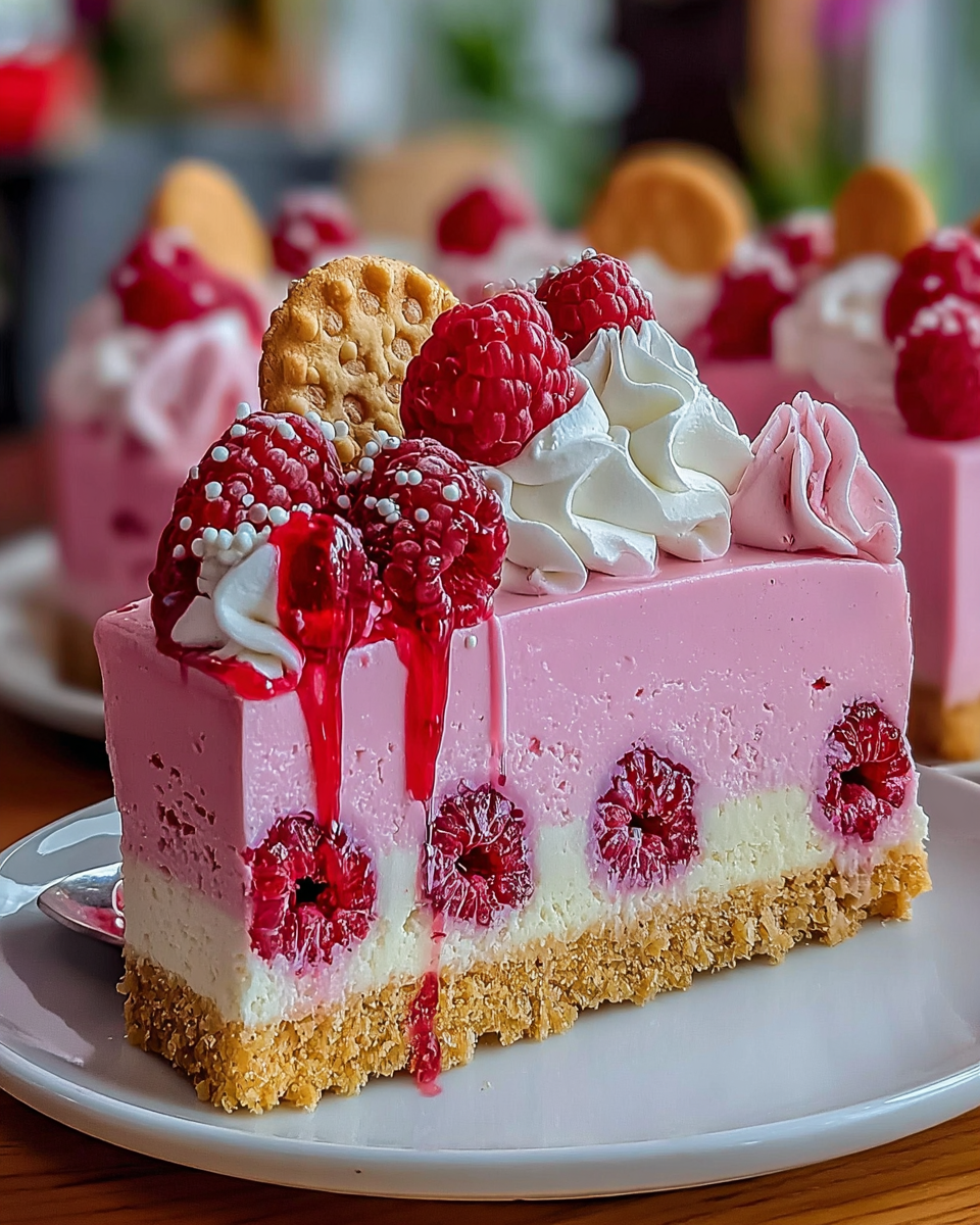 Creating a Delightful Pink Velvet Raspberry Cheesecake
