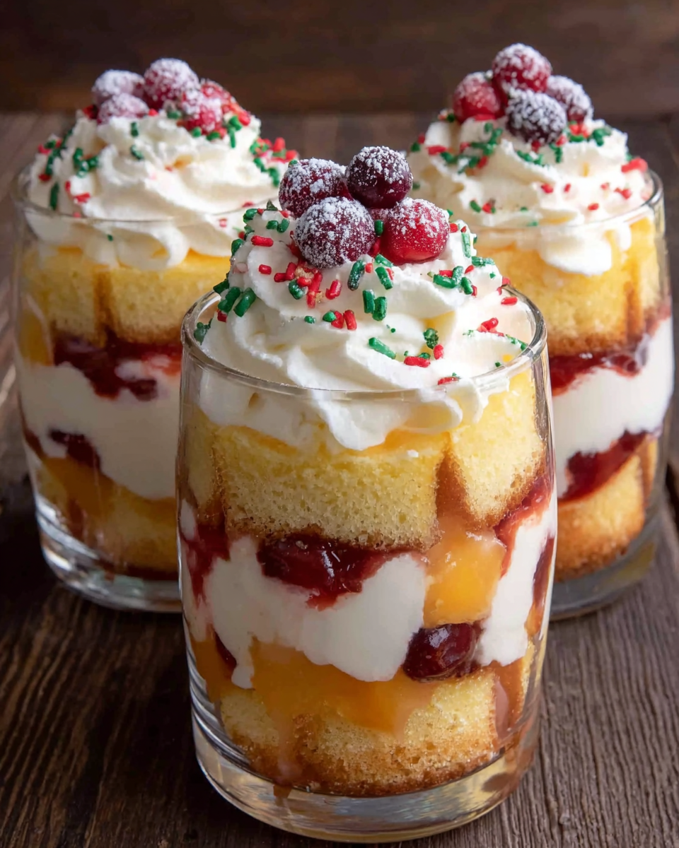 Delightful Mini Christmas Trifles for Holiday Cheer