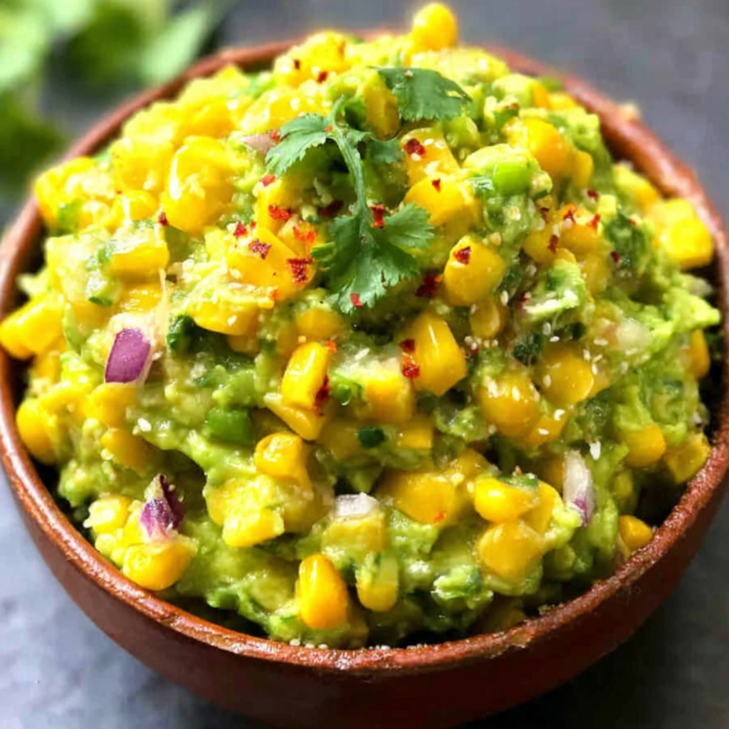 Fresh and Flavorful Corn Guacamole Recipe