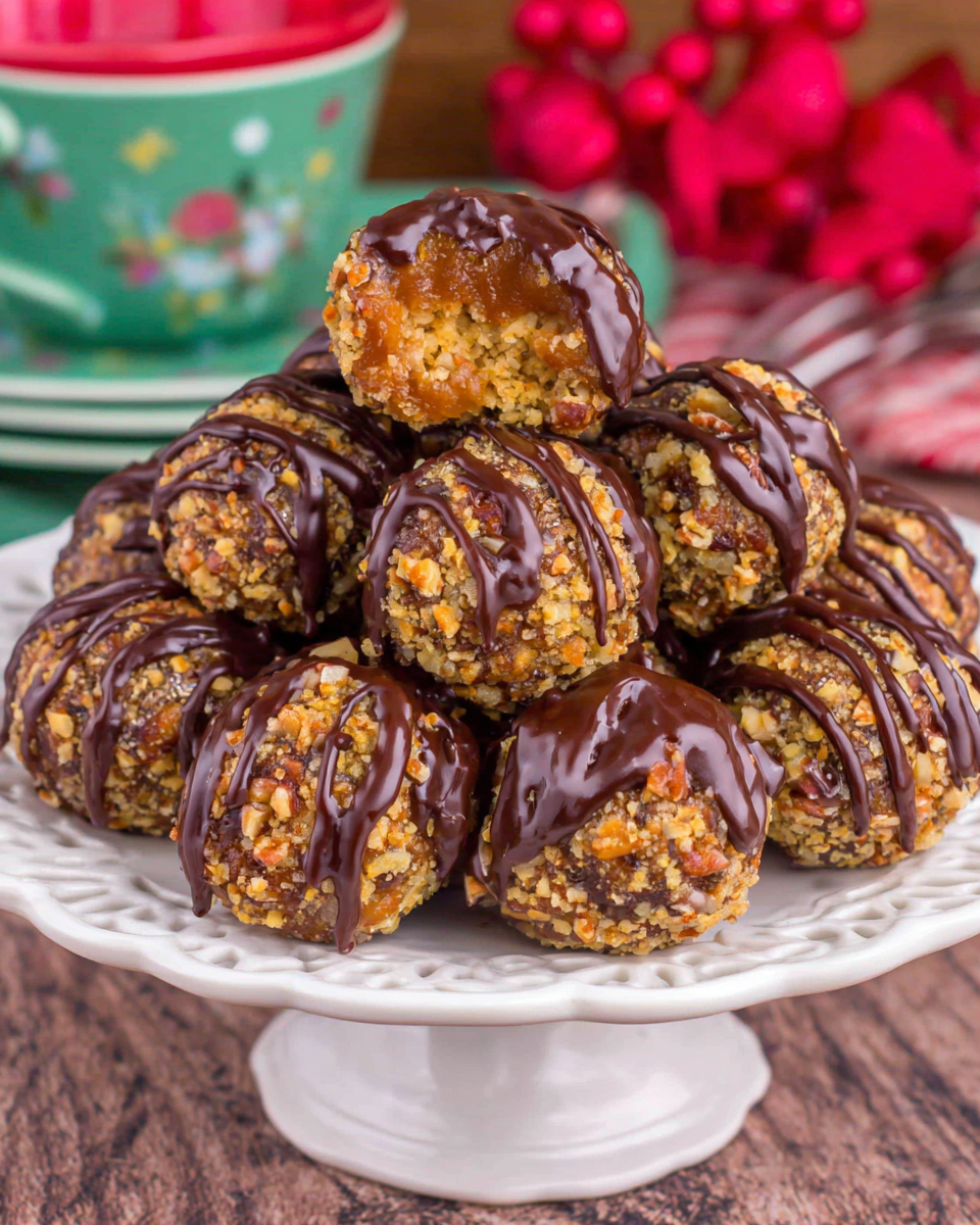 Irresistible No Bake Pecan Pie Balls Recipe