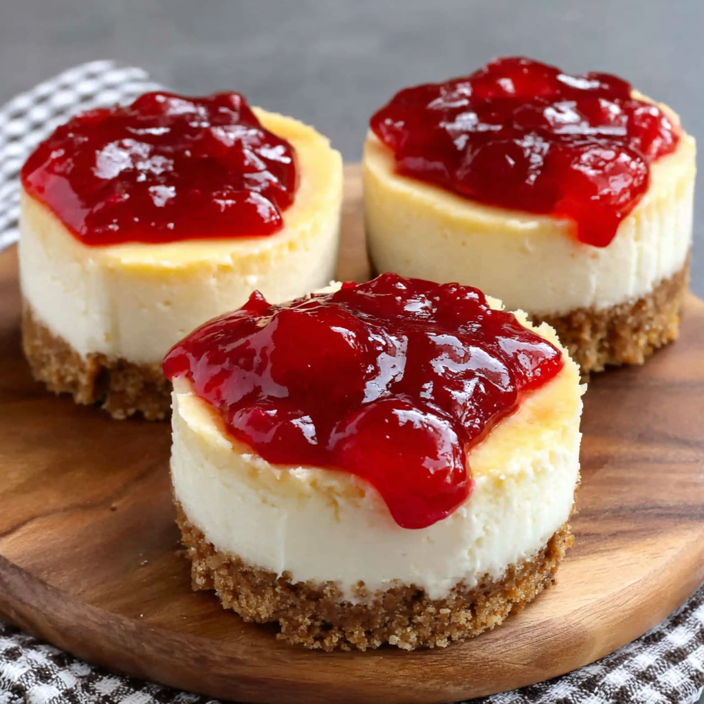 Mini Cheesecakes Inspired by New York Delights