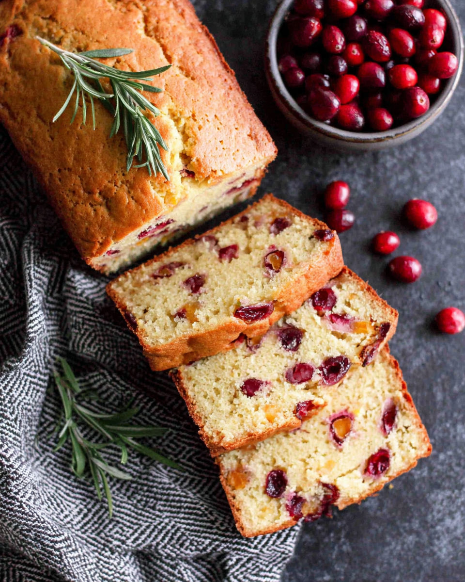 Moist Cranberry Orange Bread for Holiday Cheer