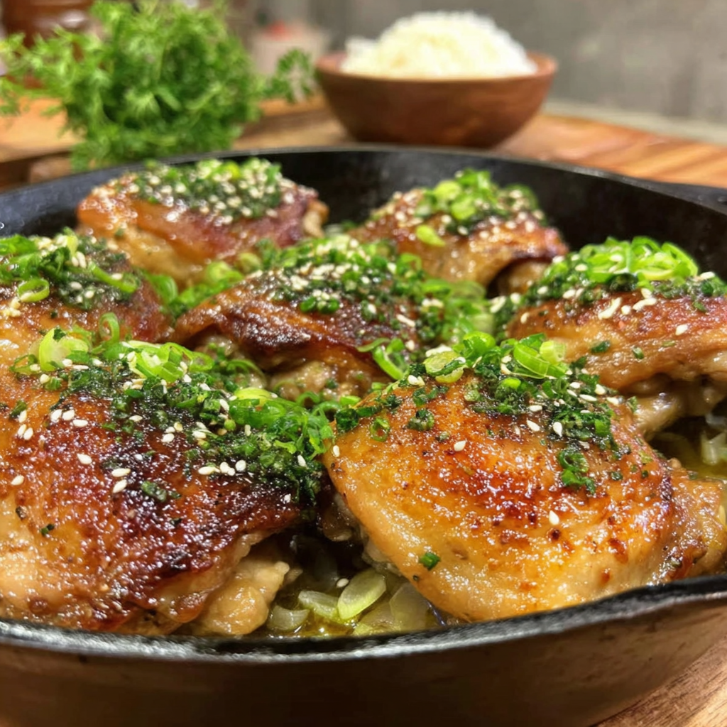 Savor the Flavor of One-Pan Honey Garlic Chicken Thighs