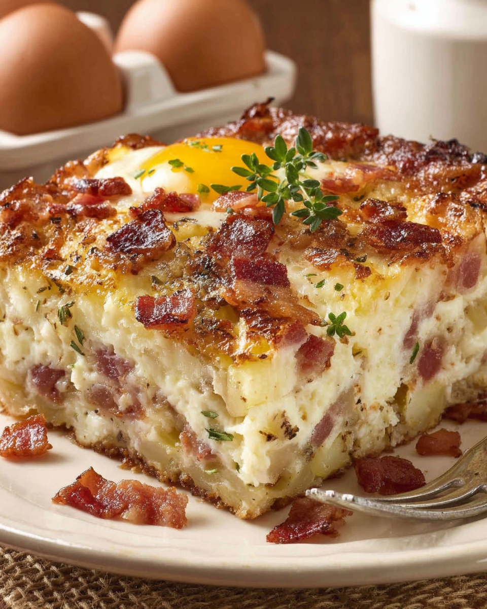 A Savory Bacon, Potato, and Egg Casserole to Try