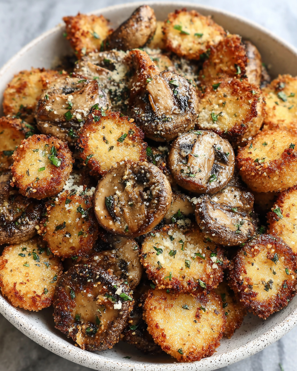 Addictive Air Fryer Ranch Mushrooms – Your New Go-To Snack