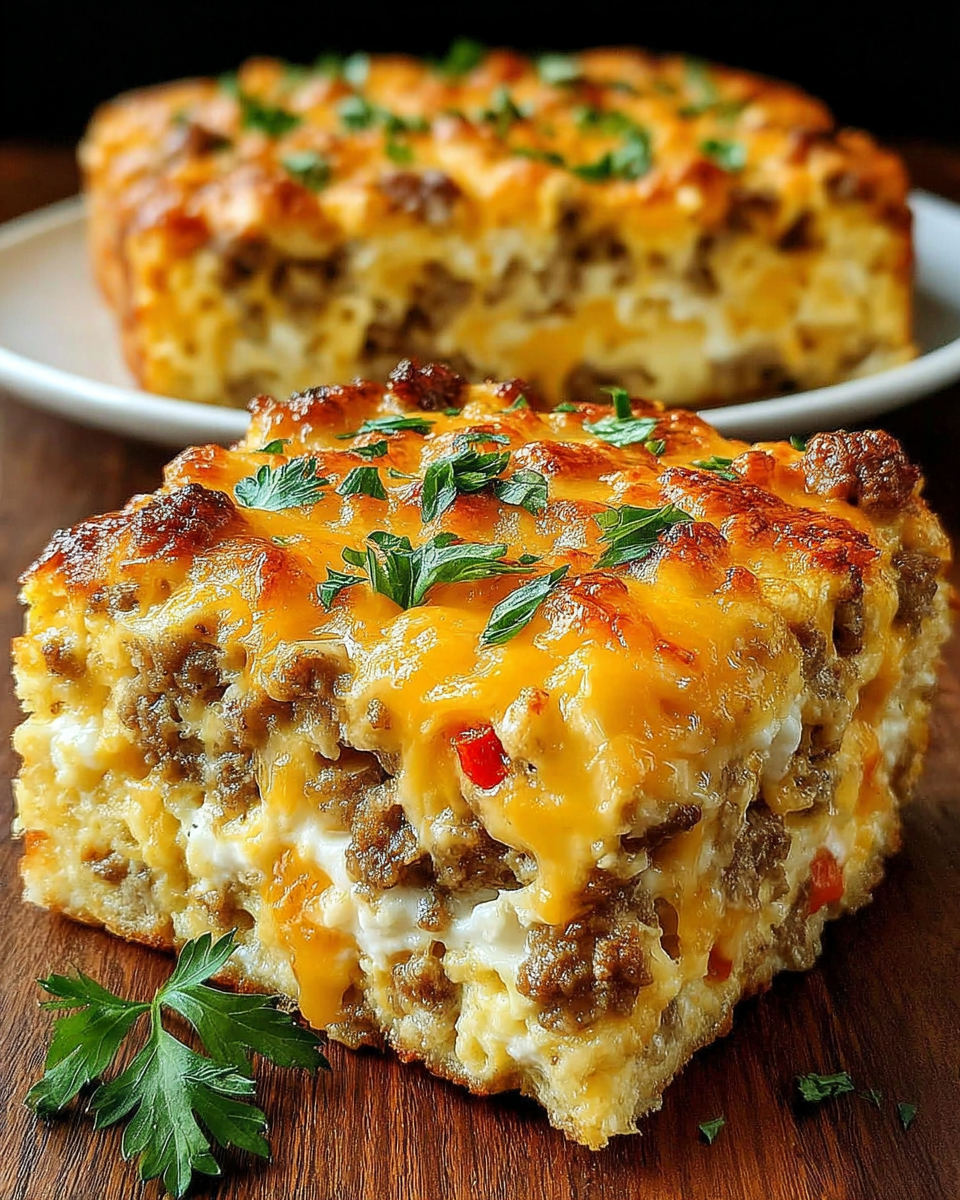 Crack Breakfast Casserole – Cheesy, Savory & Totally Addictive!