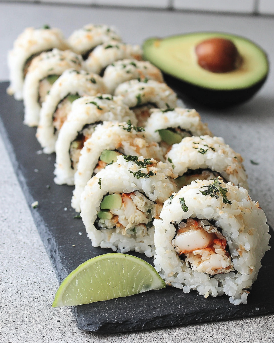 Crafting Quality California Crunch Roll Sushi at Home