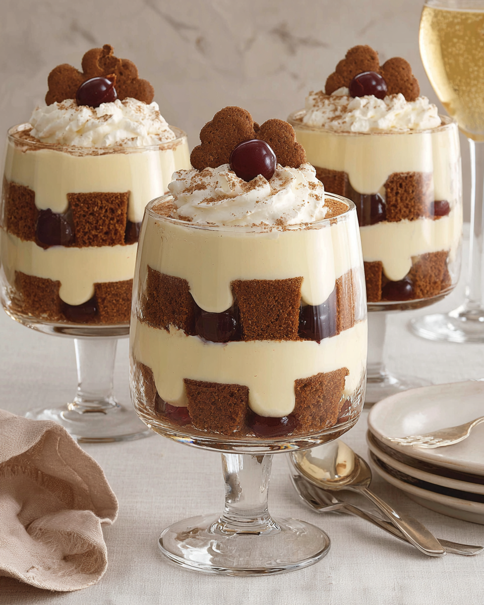 Delightful Sweet Gingerbread Trifle Cups for All Occasions