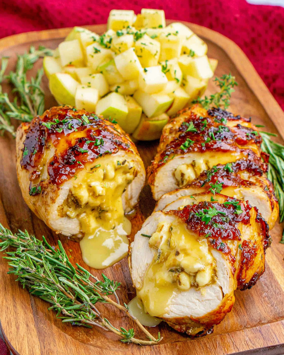 Gourmet Apple & Brie Stuffed Chicken That Impresses