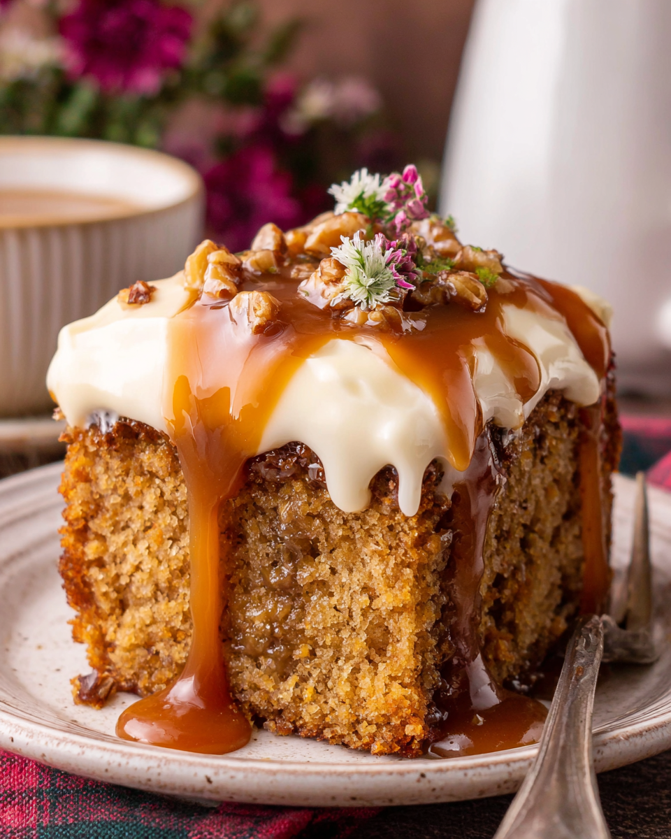 Indulge in Sticky Toffee Pudding Cake from In Bloom Bakery