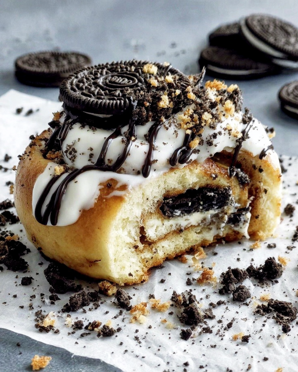 Indulgent Homemade Oreo Cinnamon Roll Delight