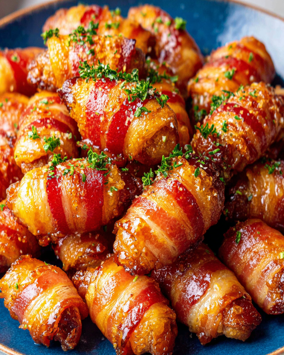 Irresistible Sticky Pigs In A Blanket