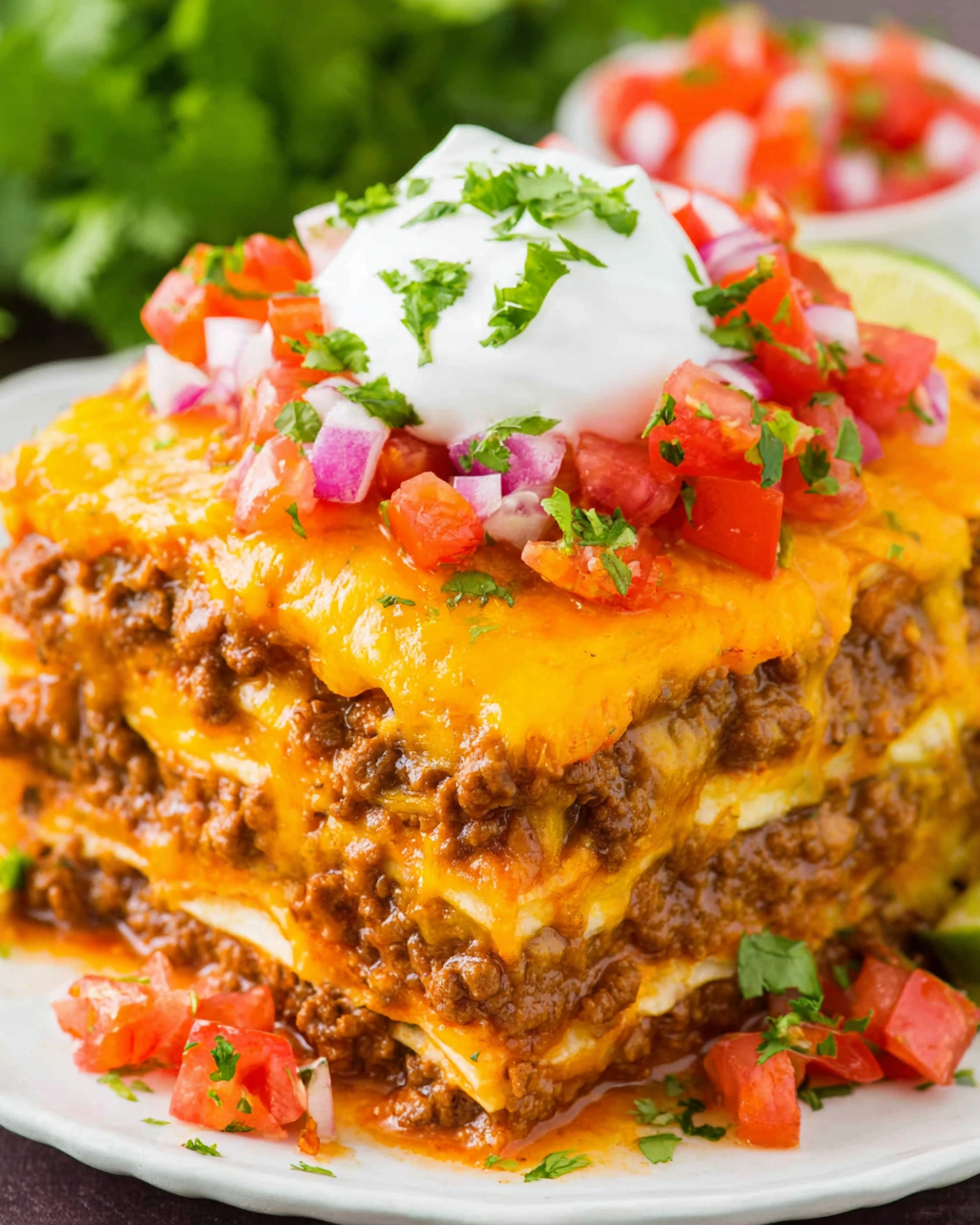 Layered Mexican Beef Casserole for Cozy Nights