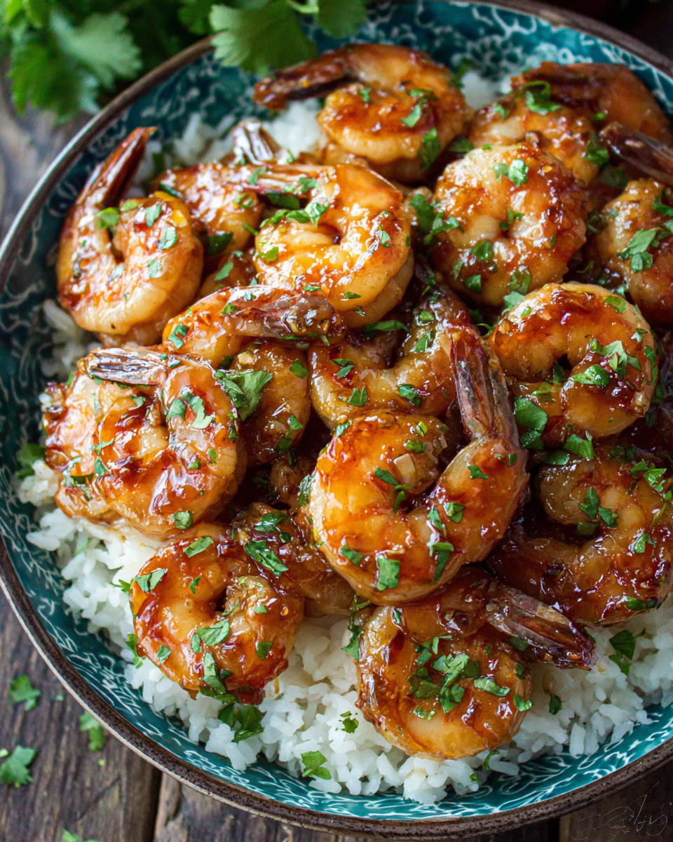 Savory Honey Garlic Shrimp with a Twist