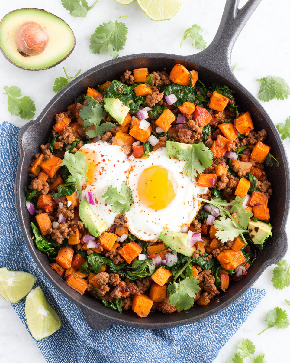 Savory Southwest Beef and Sweet Potato Skillet Dish
