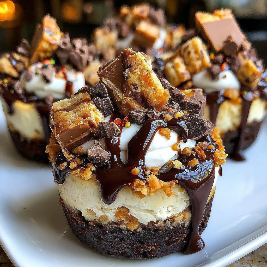 Decadent Loaded Brownie Cheesecake Cups Recipe