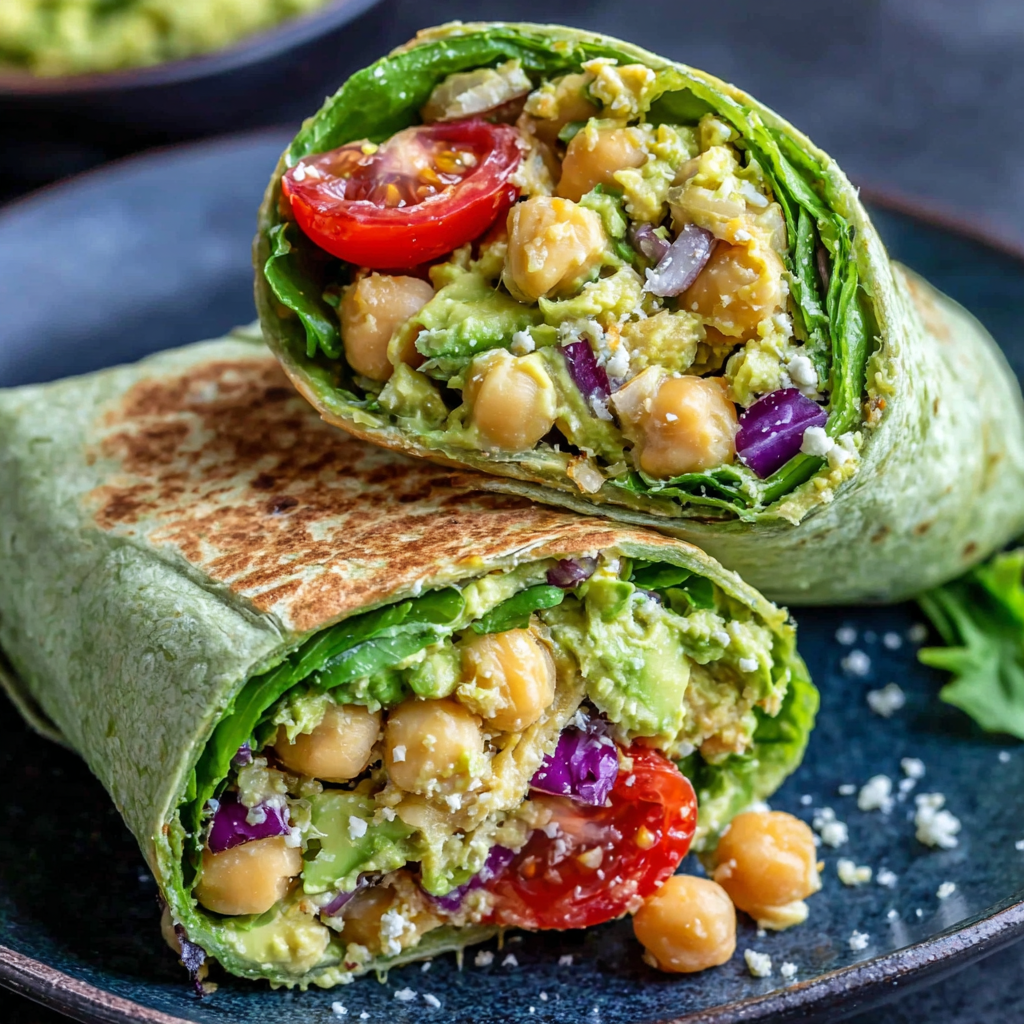 Delicious Avocado Chickpea Salad Wraps for Every Taste