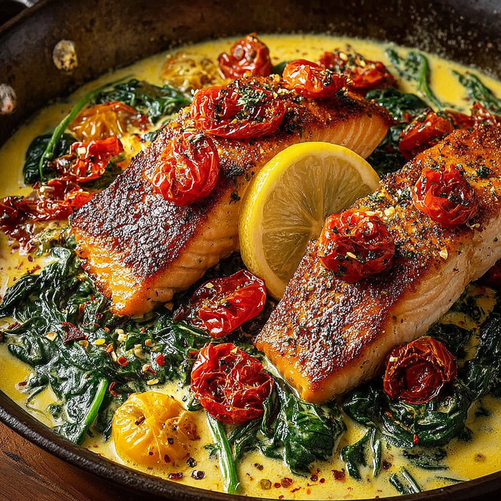Deliciously Rich Creamy Tuscan Marry Salmon