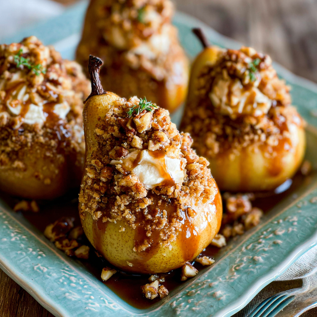 Delightful Cinnamon Stuffed Pears Recipe