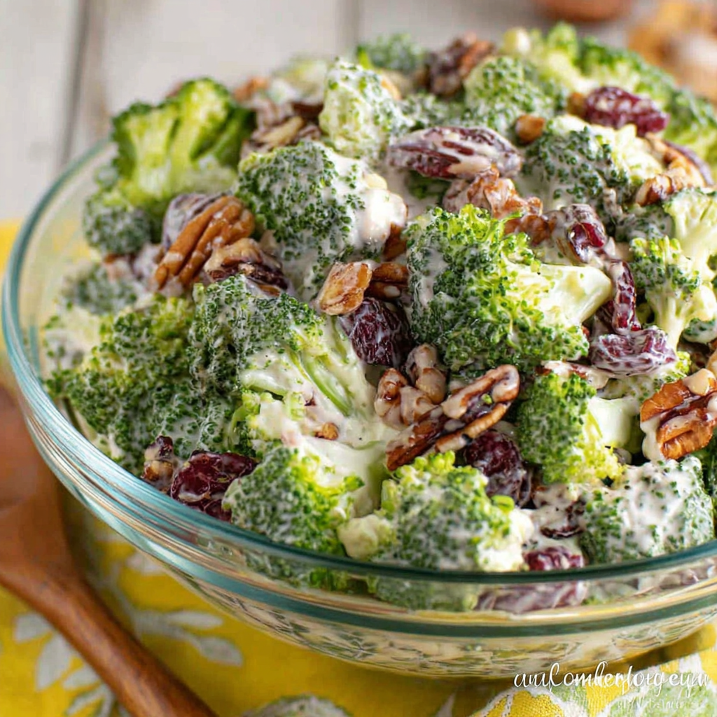 Festive Broccoli Salad for Your Holiday Feast