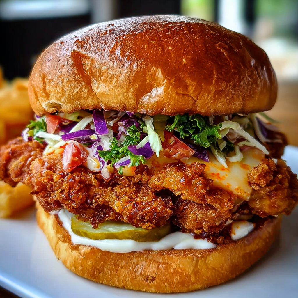 Mouthwatering Crispy Buffalo Chicken Sandwich Recipe