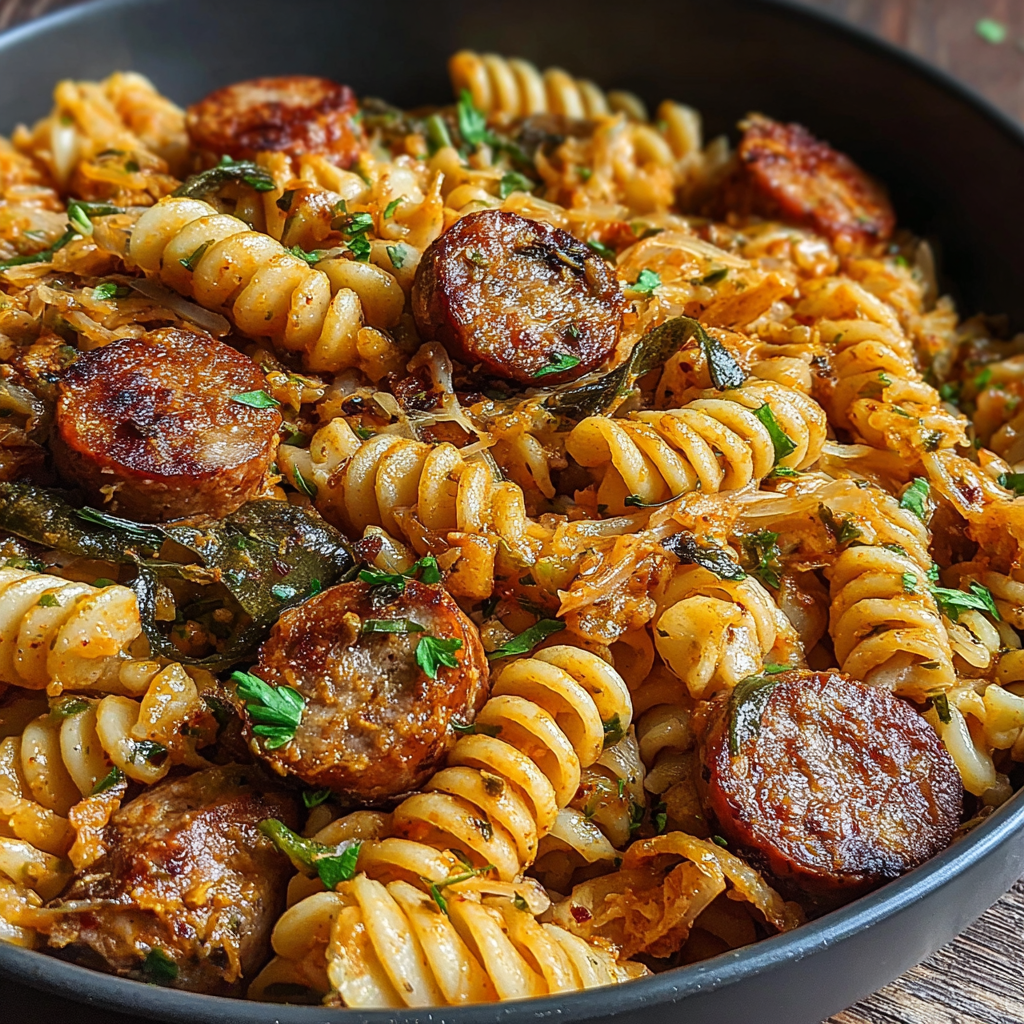 A Flavorful Journey: Spicy Cajun Sausage Pasta