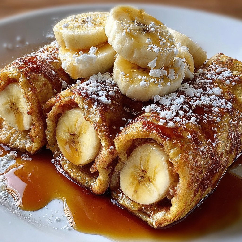 Delightful Banana French Toast Roll-Ups to Savor