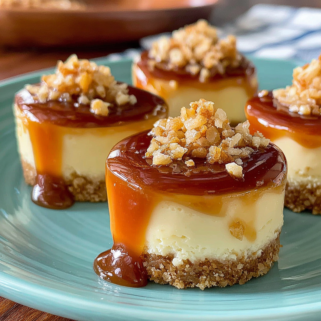 Indulge in Salted Caramel Cheesecake Bites