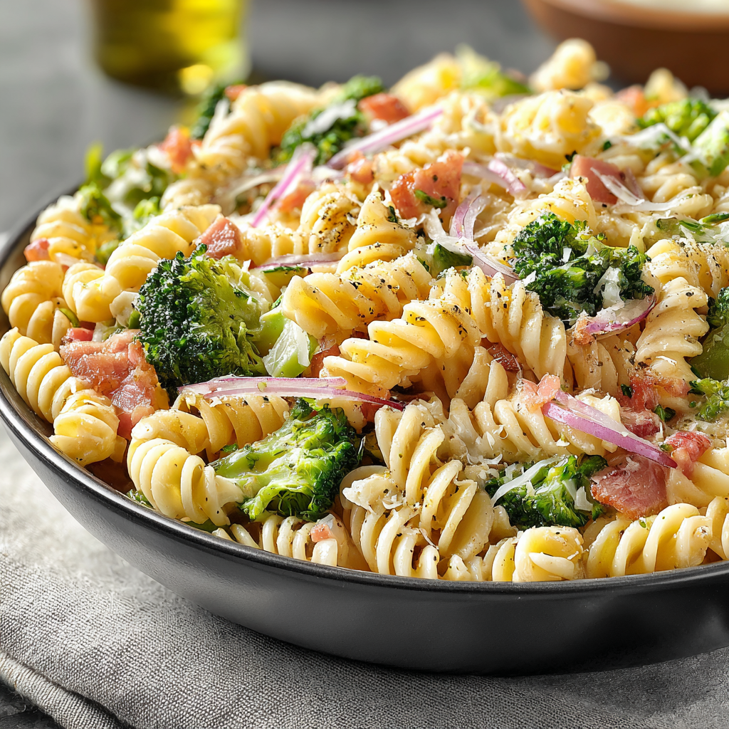 Vibrant Fresh Broccoli Pasta Salad Recipe