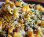 Savoring Philly Cheesesteak Pasta Bake at Home